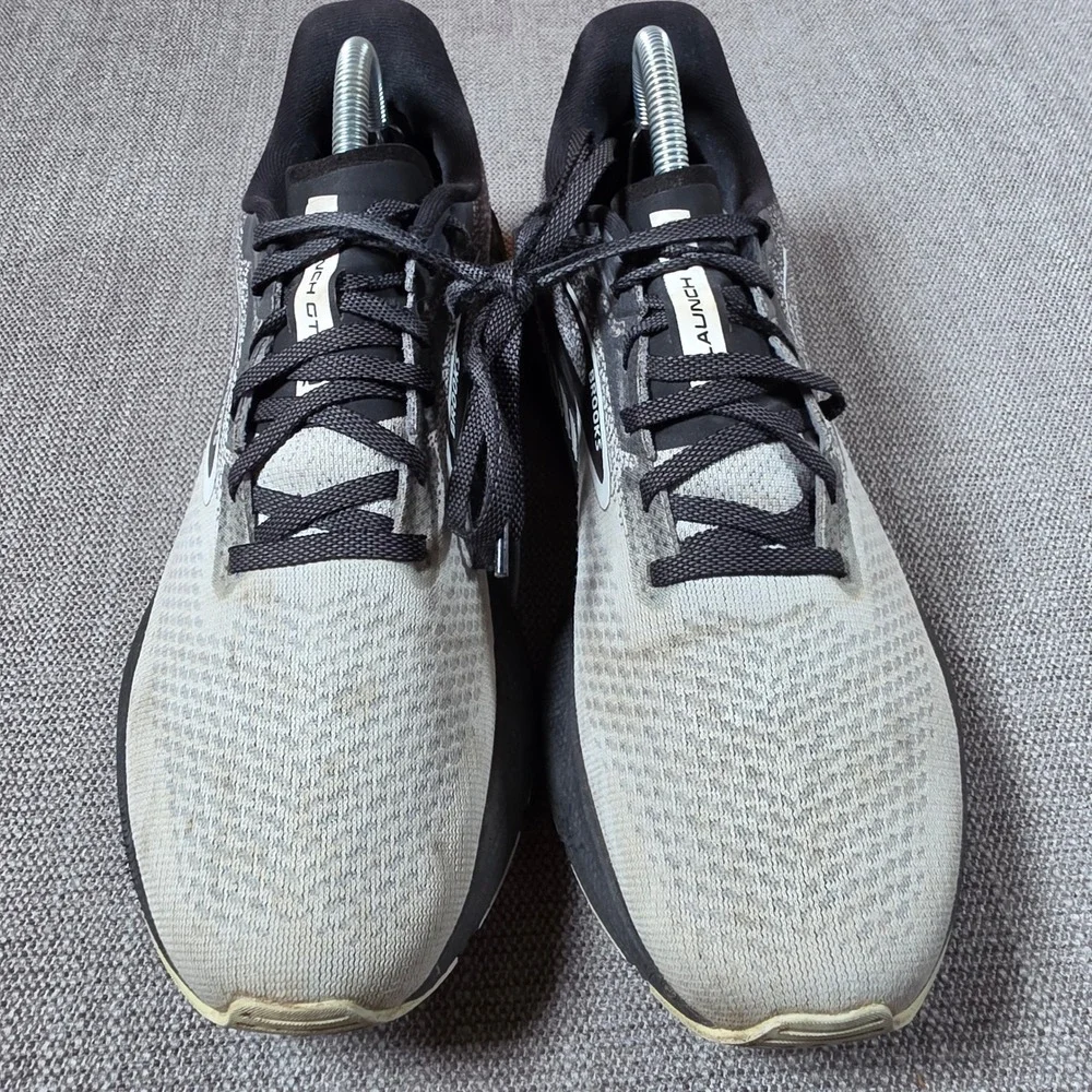 Brooks Launch GTS 10 Sneakers Mens 8.5 Grey Black Road Running Shoes